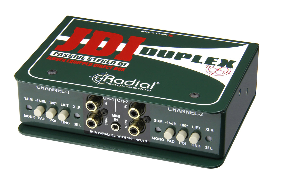Radial Duplex - Premium Stereo Passive DI - product view 2