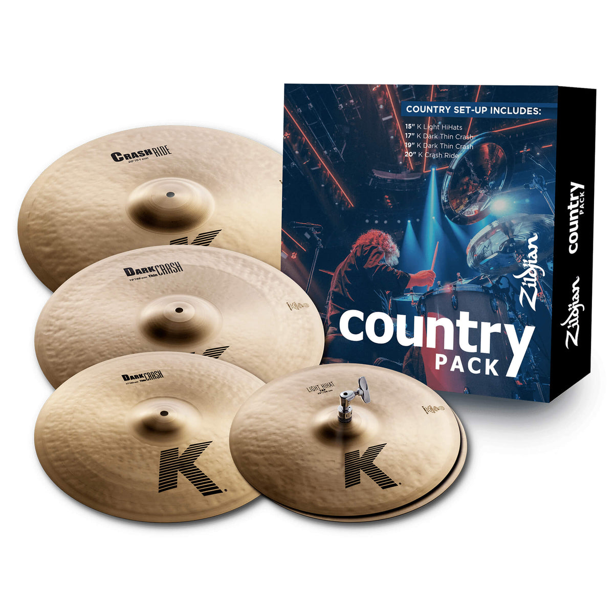 Zildjian K Country Cymbal Pack