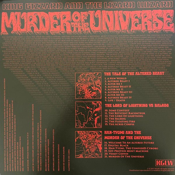 KGATLW - Murder Of The Universe - La Boîte Musicale - Vinyl Records - Vinyl Records - 