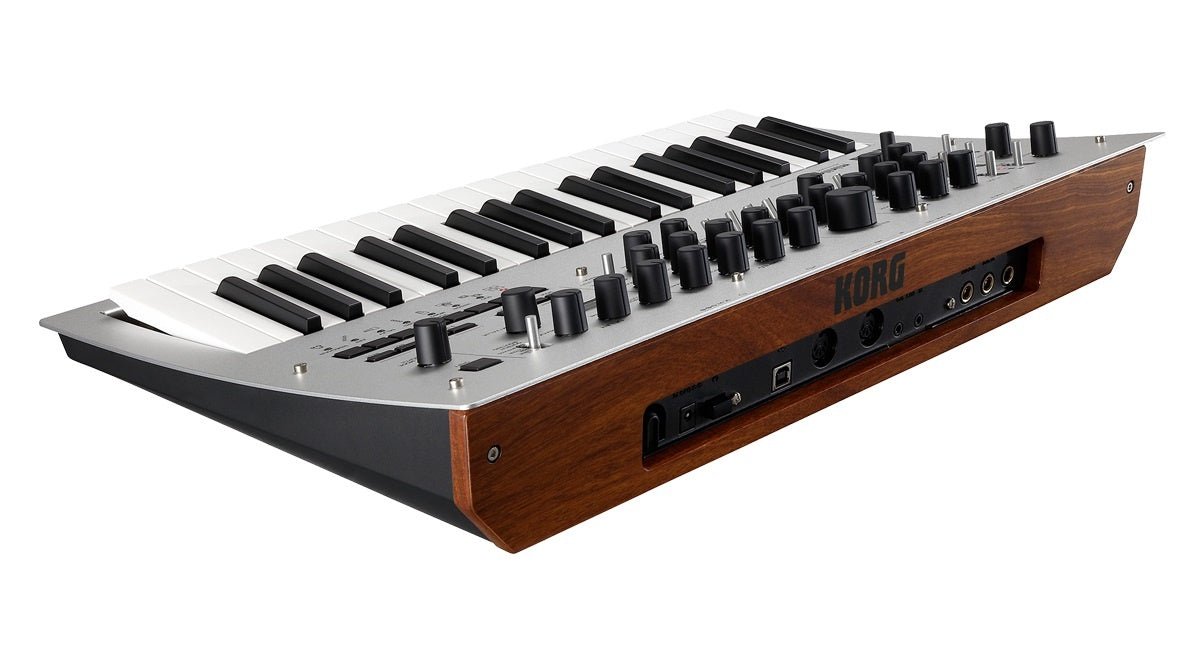 Korg - 4 - voice Analog Synthesizer with 2 Oscillators per Voice - Switchable 2 - /4 - pole Lowpass Filter - La Boîte Musicale - Synthesizers - Korg - 
