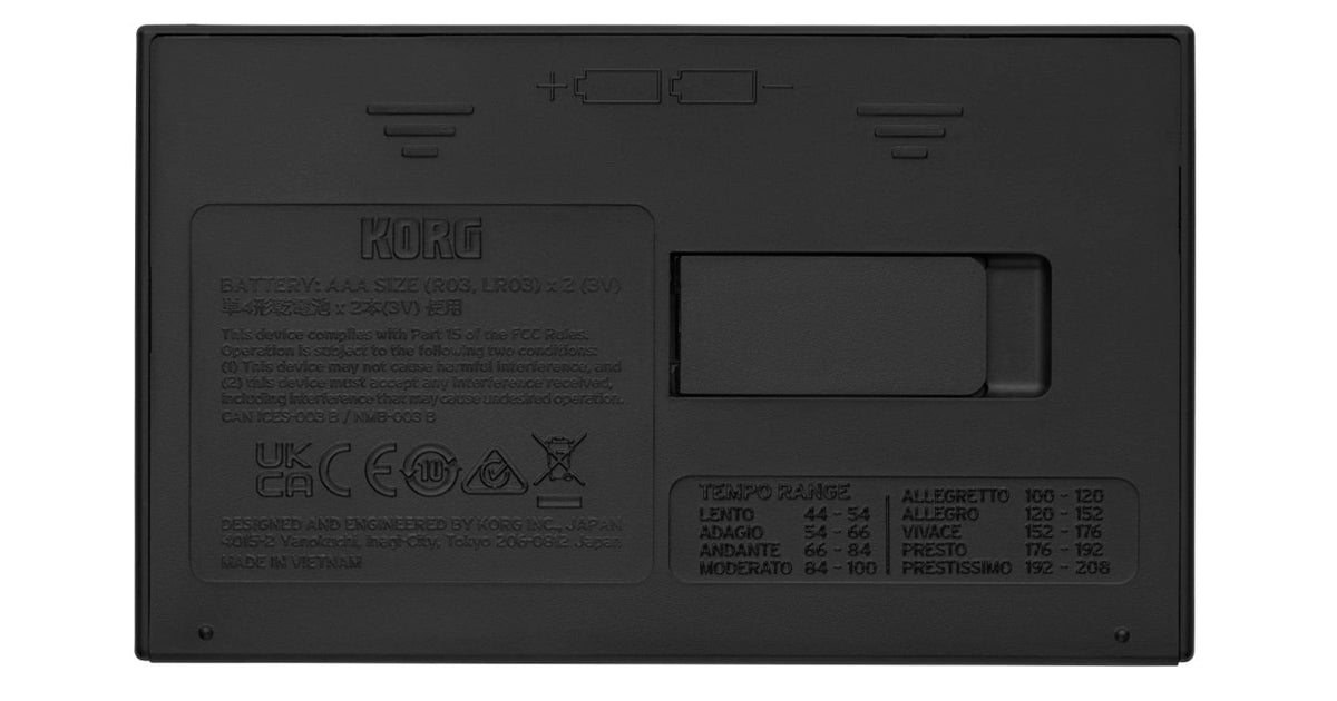 Korg TM-1 Black - Combo Tuner and Metronome