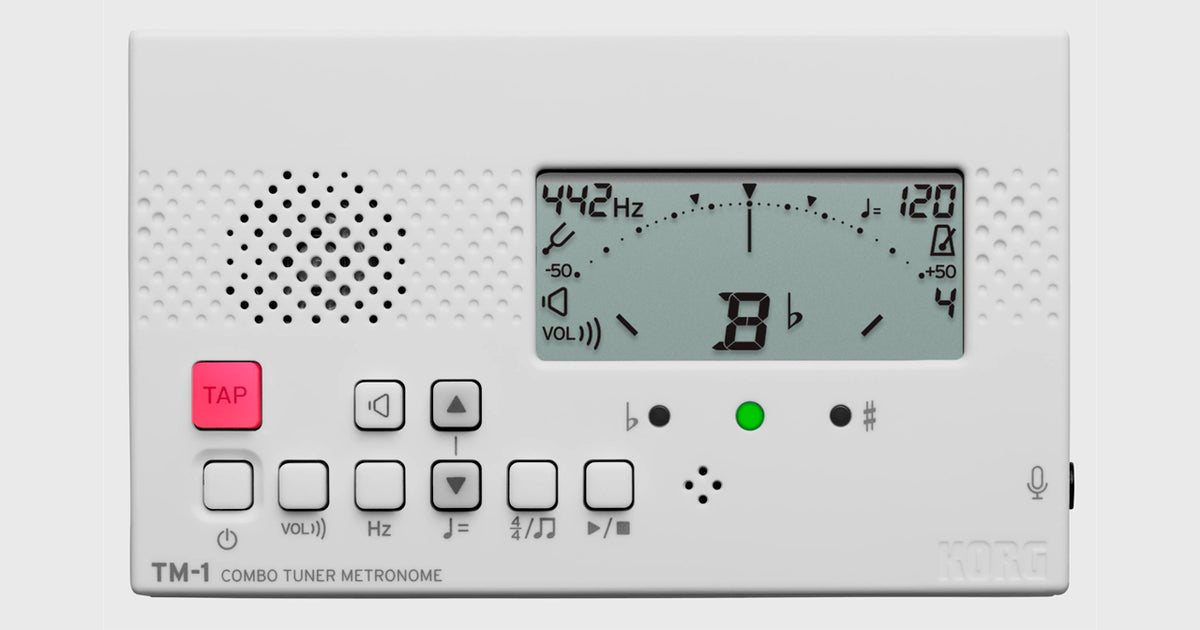 Korg TM-1 White - Combo Tuner and Metronome