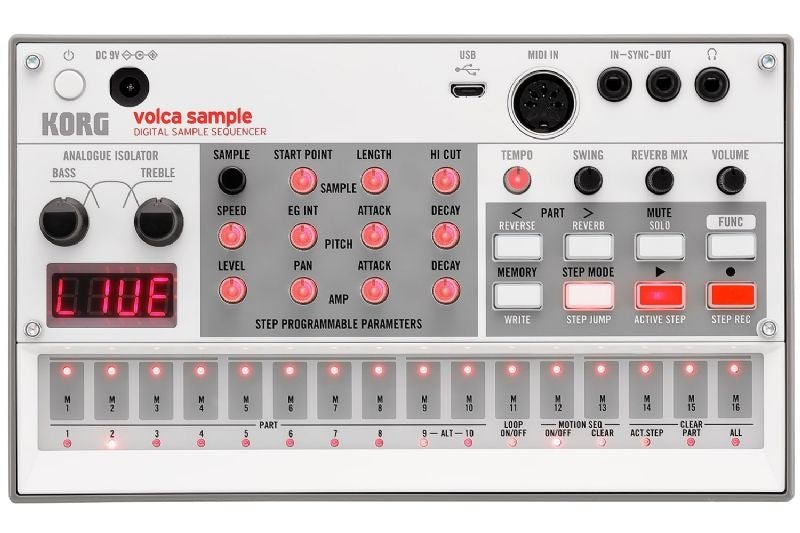 Korg - Volca Sample 2 Digital Sample Sequencer - La Boîte Musicale - Korg - 