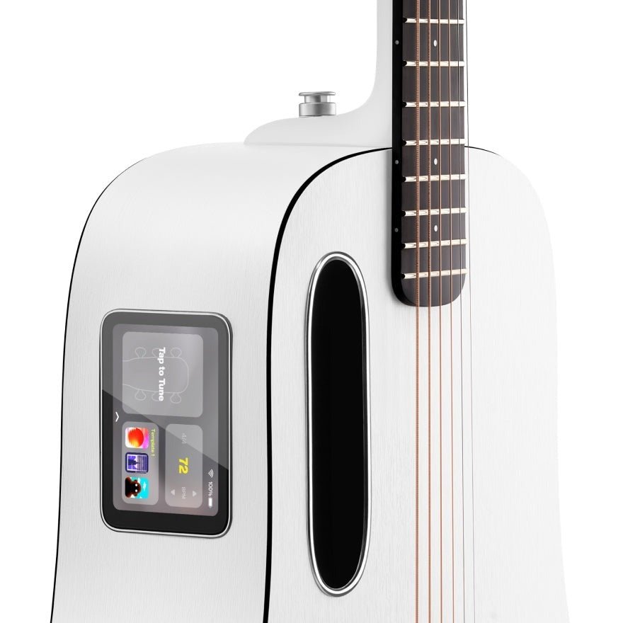 Lava Music - ME Play 36” Acoustic / Electric Guitar With Gig Bag - Frost White - La Boîte Musicale - Acoustic Guitars - La Boîte Musicale - 