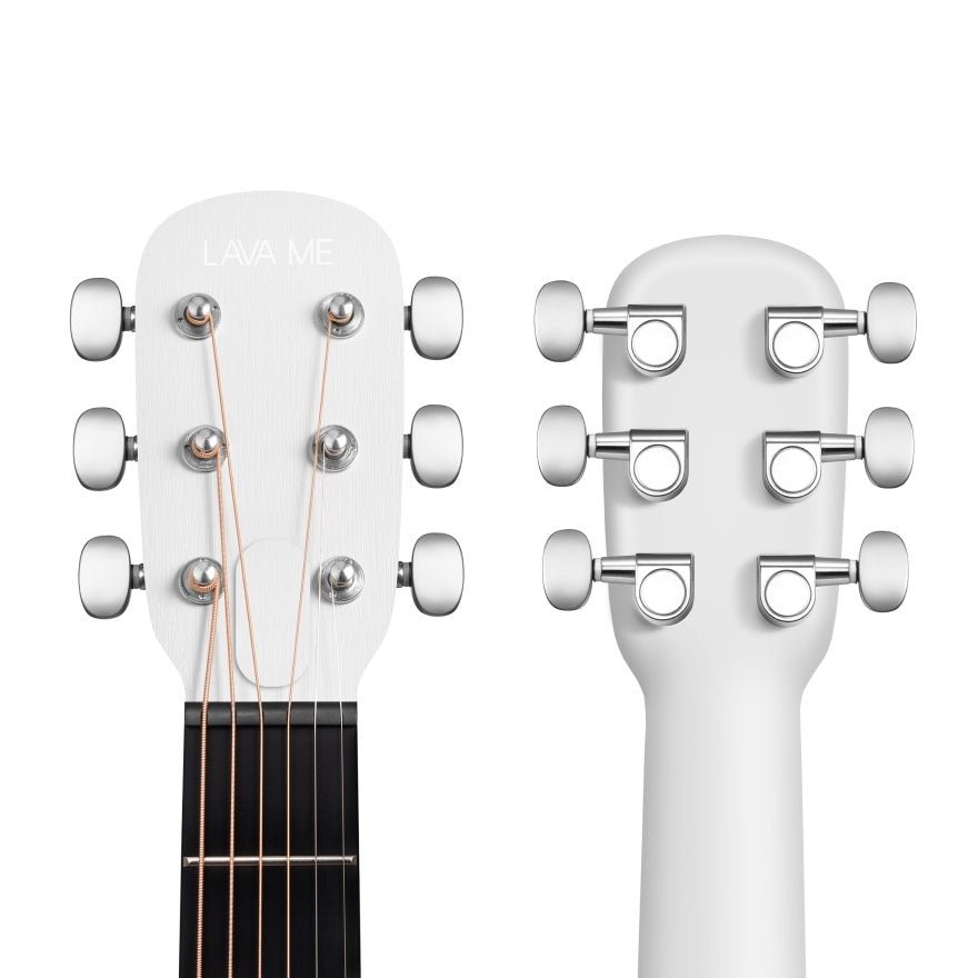 Lava Music - ME Play 36” Acoustic / Electric Guitar With Gig Bag - Frost White - La Boîte Musicale - Acoustic Guitars - La Boîte Musicale - 