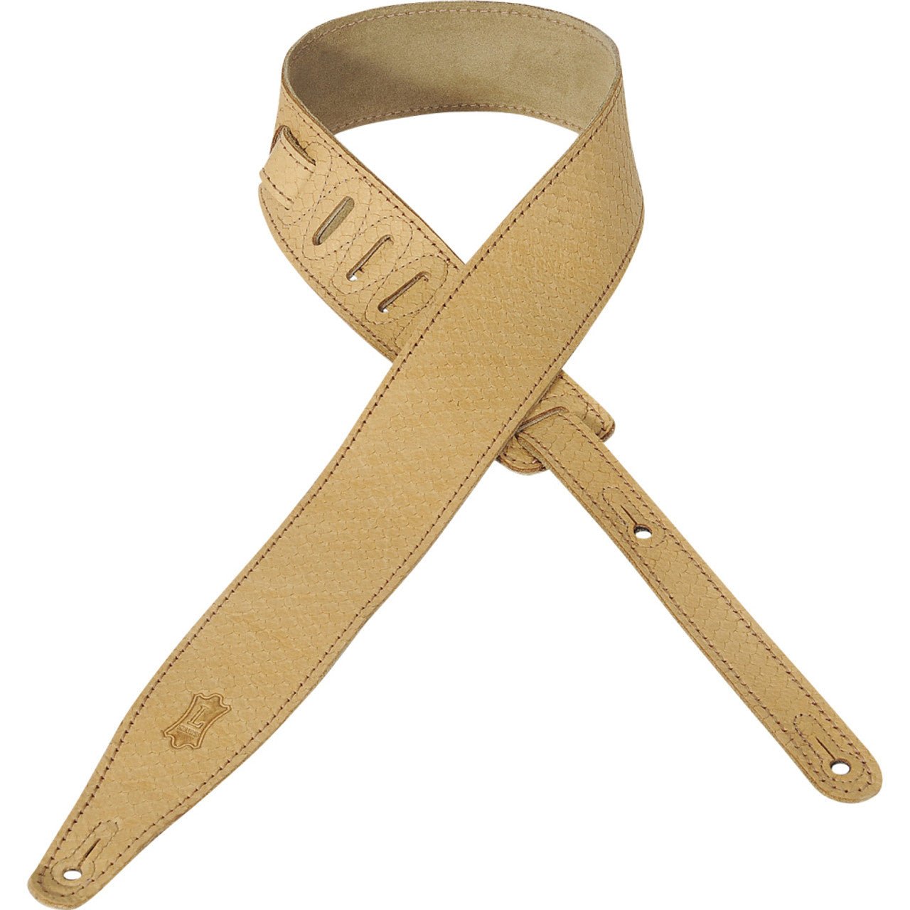 Levy's - 2 1/2 Nubuck Beige Guitar Strap - La Boîte Musicale - Levy's - 