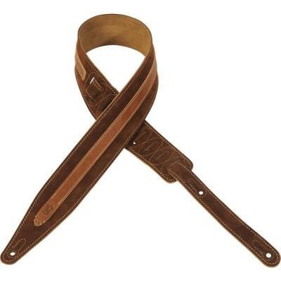 Levy's - 2.5 Suede Guitar Strap - Brown - La Boîte Musicale - Levy's - 