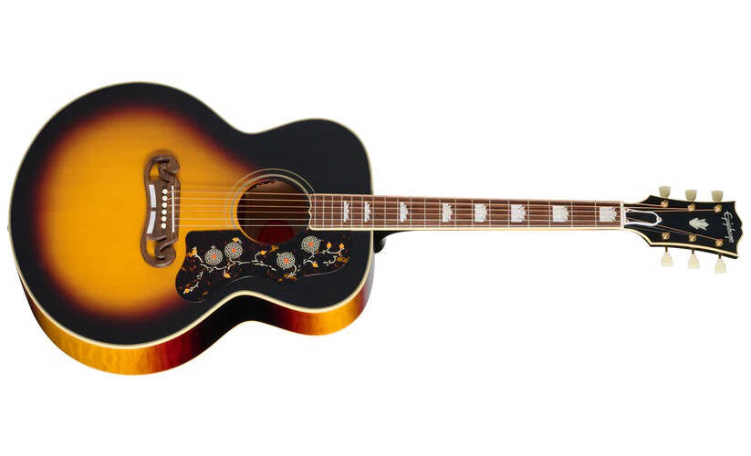 1957 SJ-200 Reissue Acoustic/Electric Guitar with Hardshell Case - Vintage Sunburst