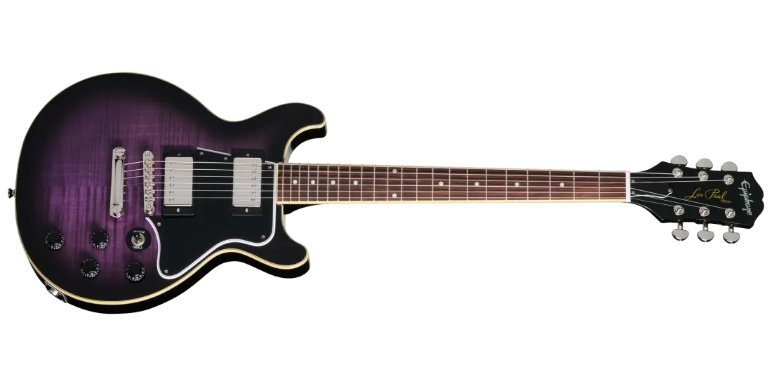 Les Paul Special Double Cut Figured Electric Guitar - Dark Purple Burst