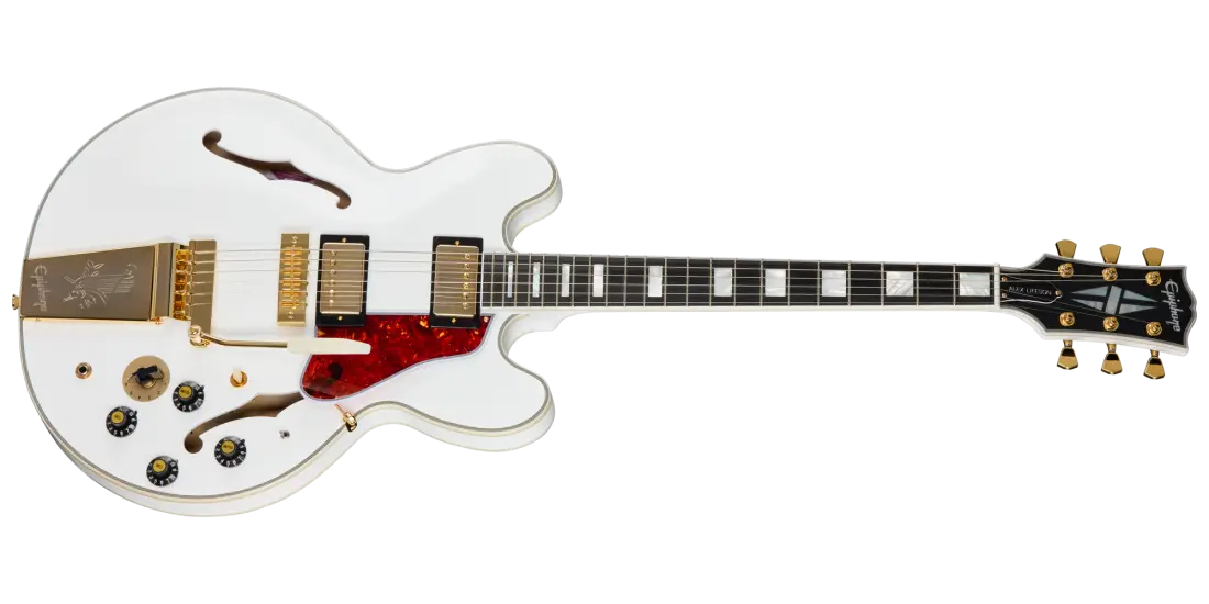 Epiphone - Alex Lifeson 1976 ES-355 Alpine White