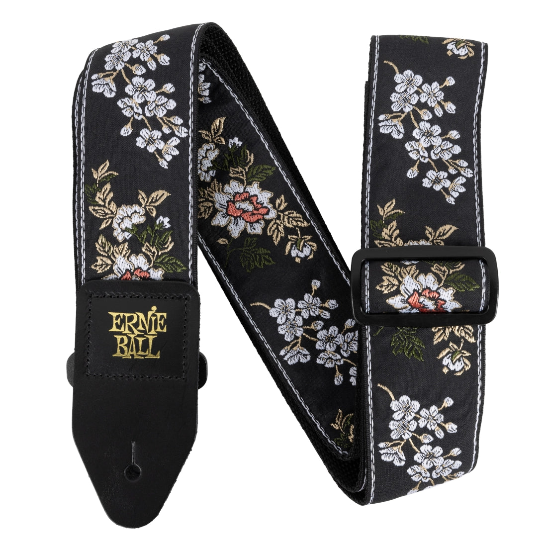 Ernie Ball - White Blossom Jacquard Strap