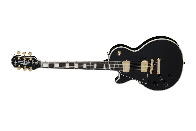 Les Paul Custom Electric Guitar with Gigbag - Ebony (Left Handed)