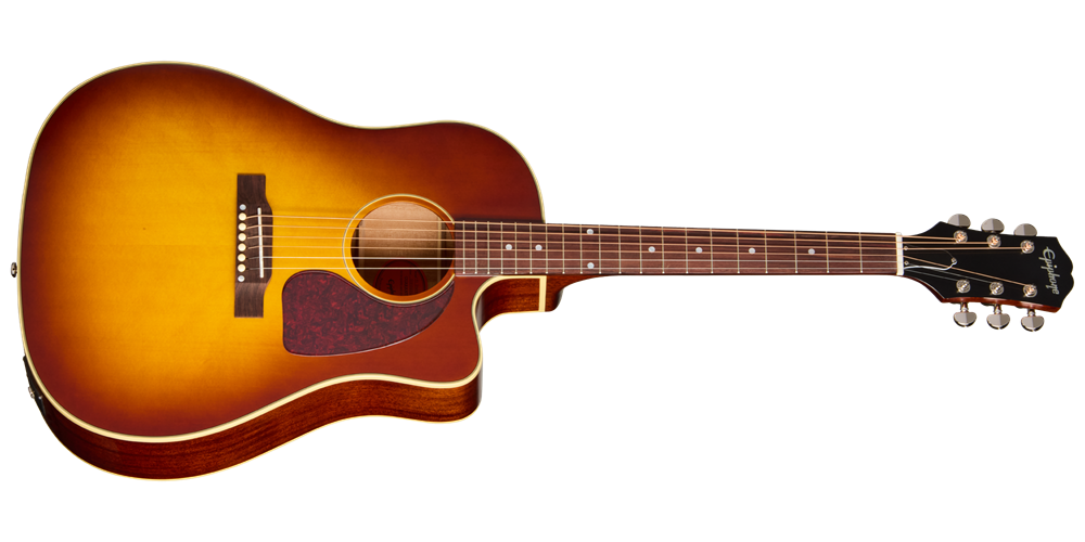 J-45 Standard EC Acoustic/Electric Guitar with Gigbag - Honey Burst