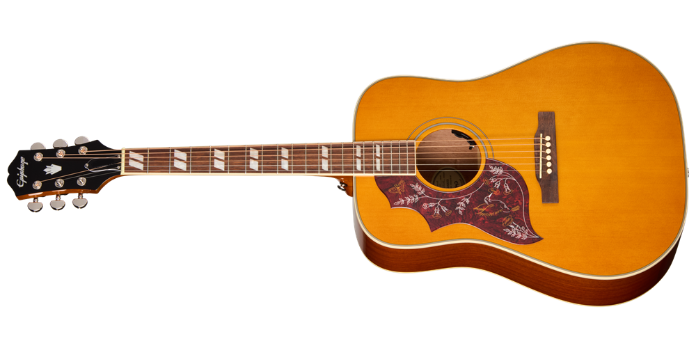 Hummingbird Studio Acoustic/Electric Guitar with Gigbag - Antique Natural (Left Handed)