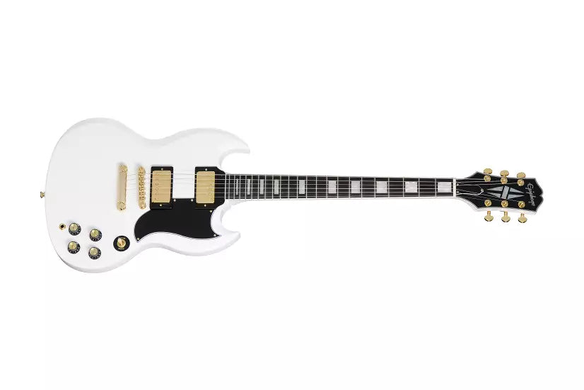 SG Custom Electric Guitar with Gigbag - Alpine White