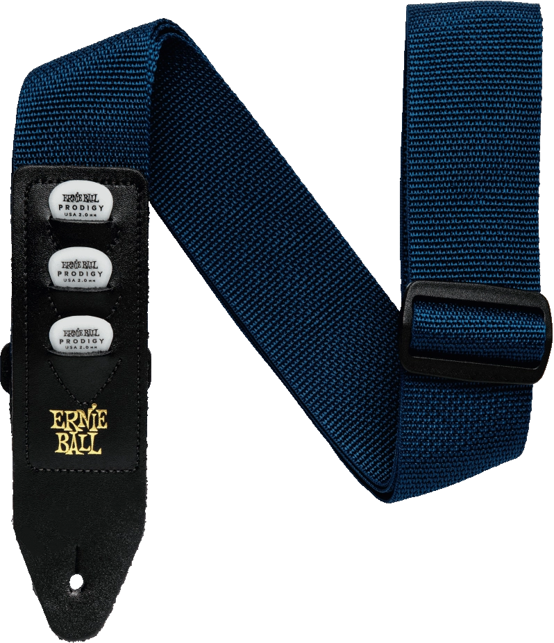 Ernie Ball - 2'' Pickholder Strap - Navy