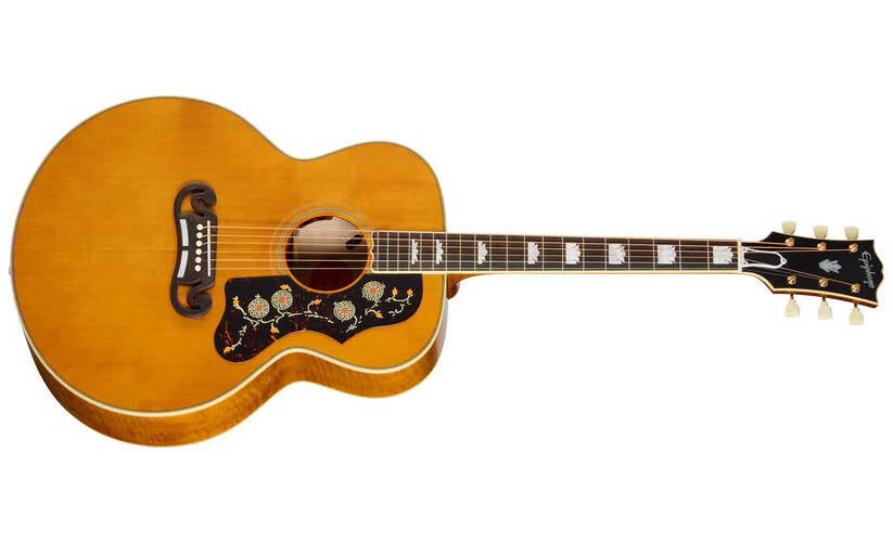 1957 SJ-200 Reissue Acoustic/Electric Guitar with Hardshell Case - Antique Natural