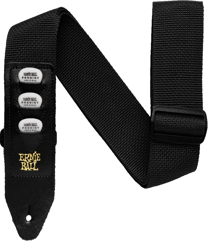 Ernie Ball - 2'' Pickholder Strap - Black