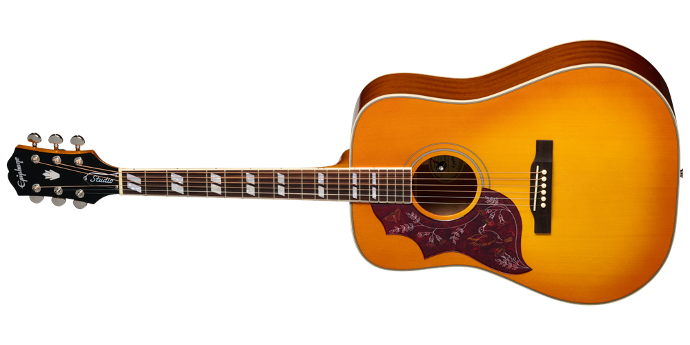 Hummingbird Studio Acoustic/Electric Guitar with Gigbag - Heritage Cherry Sunburst (Left Handed)