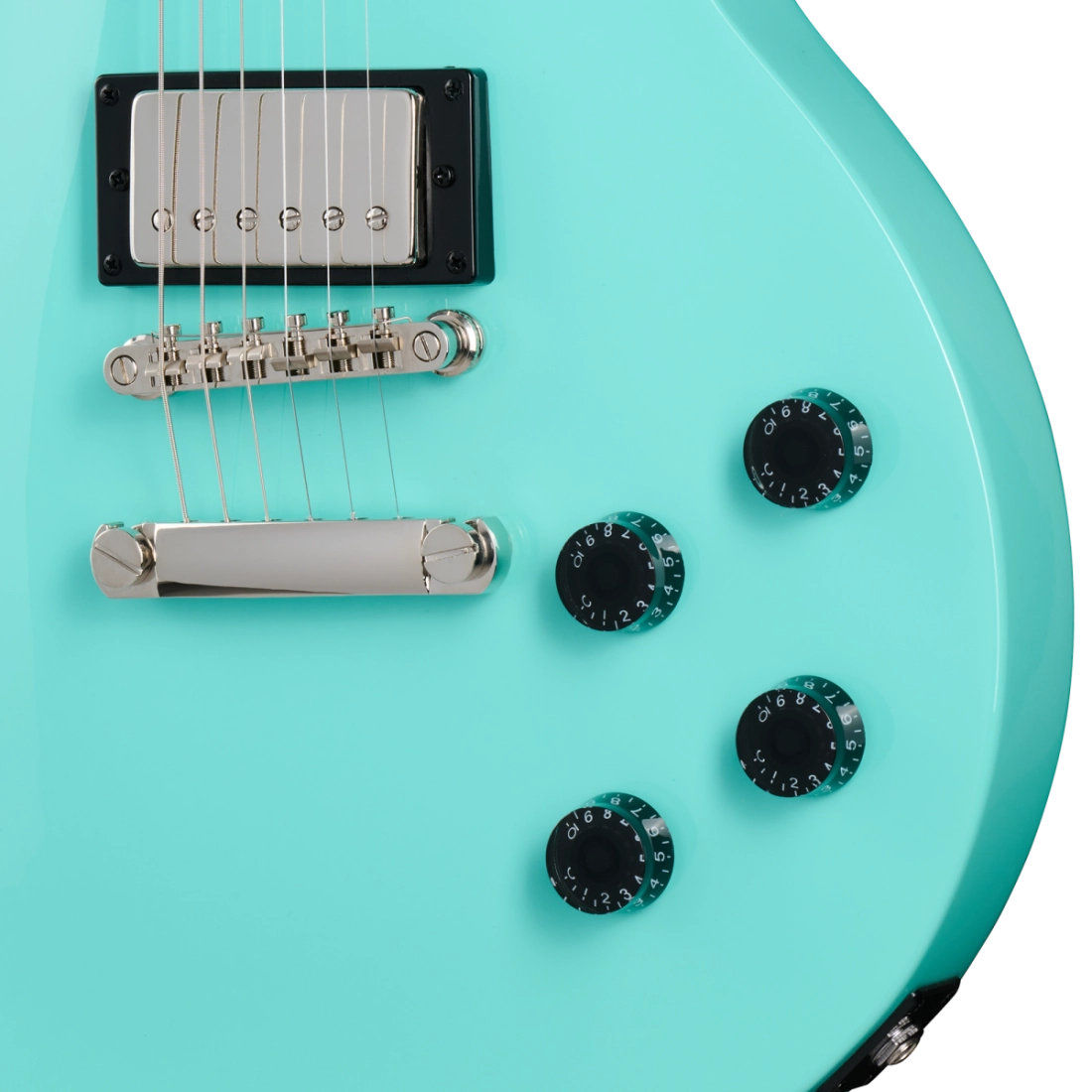 Les Paul Tribute Electric Guitar - Aqua