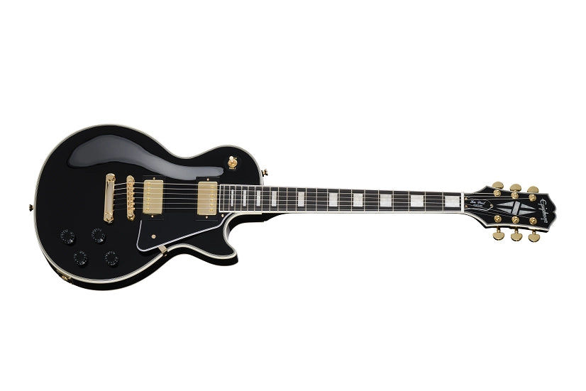 Les Paul Custom Electric Guitar with Gigbag - Ebony