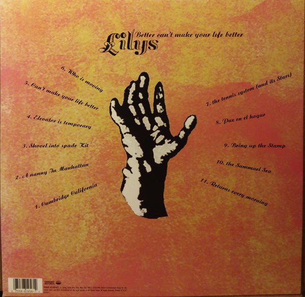 Lilys - Better Can't Make Your Life Better - LP - La Boîte Musicale - Vinyl Records - Vinyl Records - 