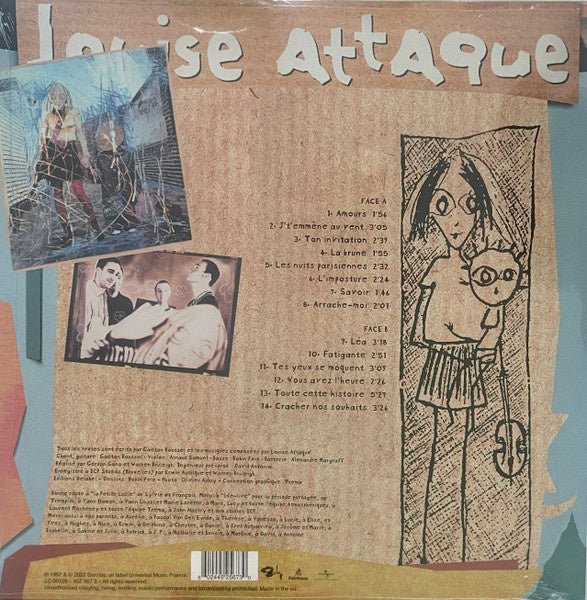 Louise Attaque LP - La Boîte Musicale - Vinyl Records - Vinyl Records - 