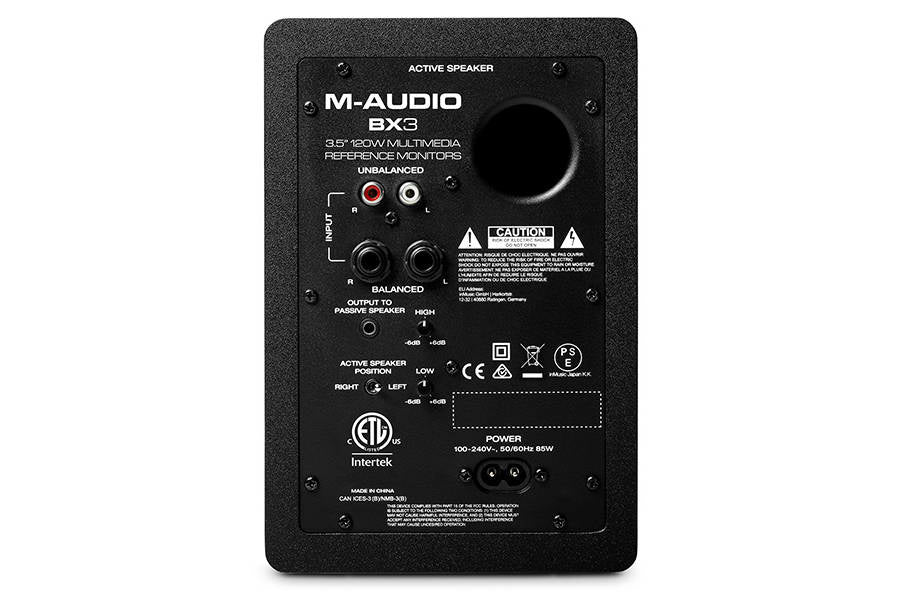 M - Audio BX3 3.5'' Powered Studio Reference Monitors (Pair) - La Boîte Musicale - Studio Monitors - m - audio - 