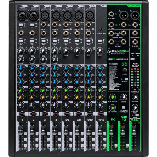 Mackie ProFX12v3 Pro 12 - Channel Effects Mixer USB - La Boîte Musicale - Mixers - Mackie - 