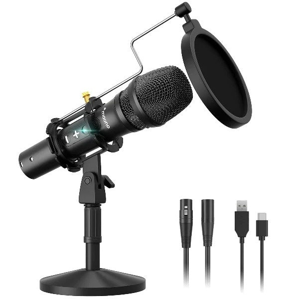 Maono - USB / XLR Cardioid Dynamic Broadcast Microphone - La Boîte Musicale - Microphones - Maono - 