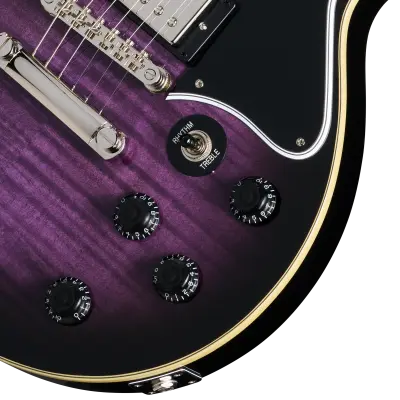 Les Paul Special Double Cut Figured Electric Guitar - Dark Purple Burst