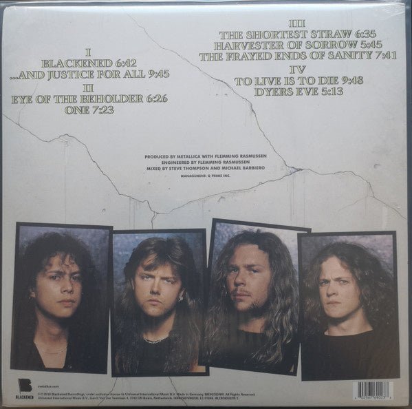 Metallica – ...And Justice For All LP - La Boîte Musicale - Vinyl Records - Vinyl Records - 