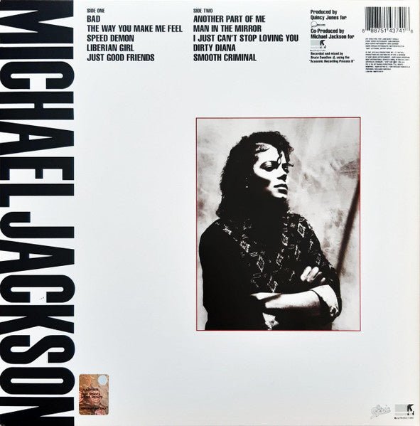 Michael Jackson - Bad LP