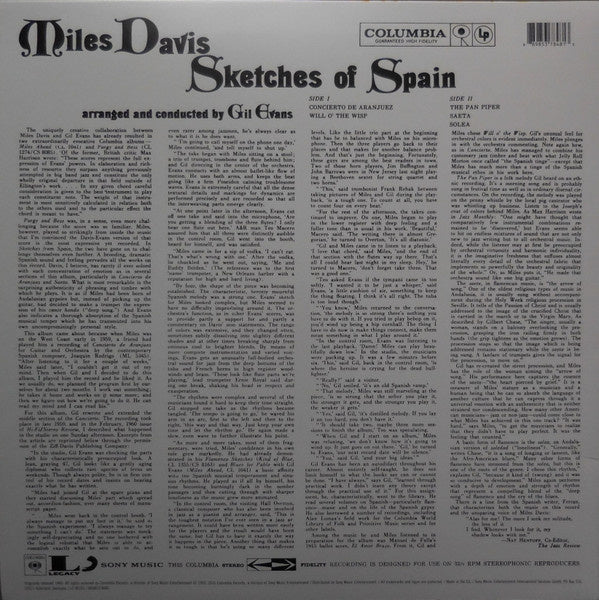 Miles Davis - Sketches Of Spain - coloured vinyl - La Boîte Musicale - Vinyl Records - Vinyl Records - 