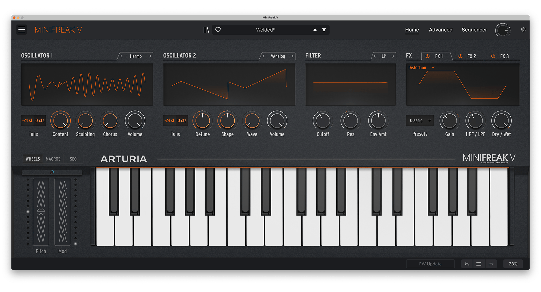 Arturia - MiniFreak Spontaneous algorithmic synthesizer