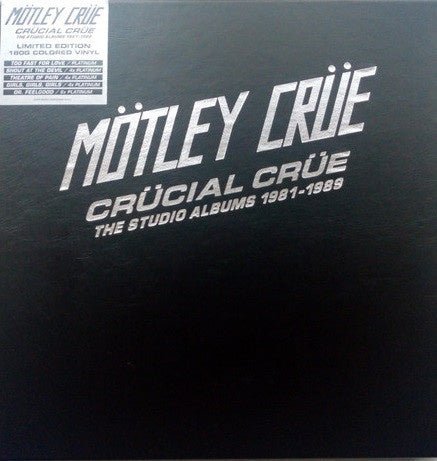 Mötley Crüe - Crücial Crüe The Studio Albums 1981 - 1989 - La Boîte Musicale - Vinyl Records - Vinyl Records - 