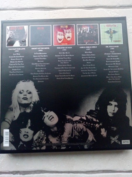 Mötley Crüe - Crücial Crüe The Studio Albums 1981 - 1989 - La Boîte Musicale - Vinyl Records - Vinyl Records - 