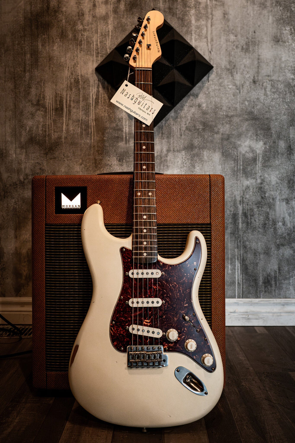 Nash Guitars - S-63 Olympic White