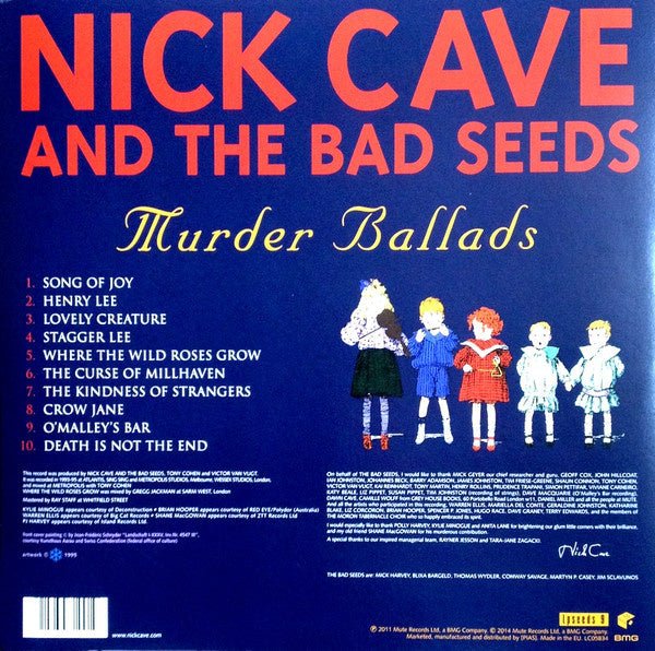 Nick Cave And The Bad Seeds - Murder Ballads - La Boîte Musicale - Vinyl Records - Vinyl Records - 