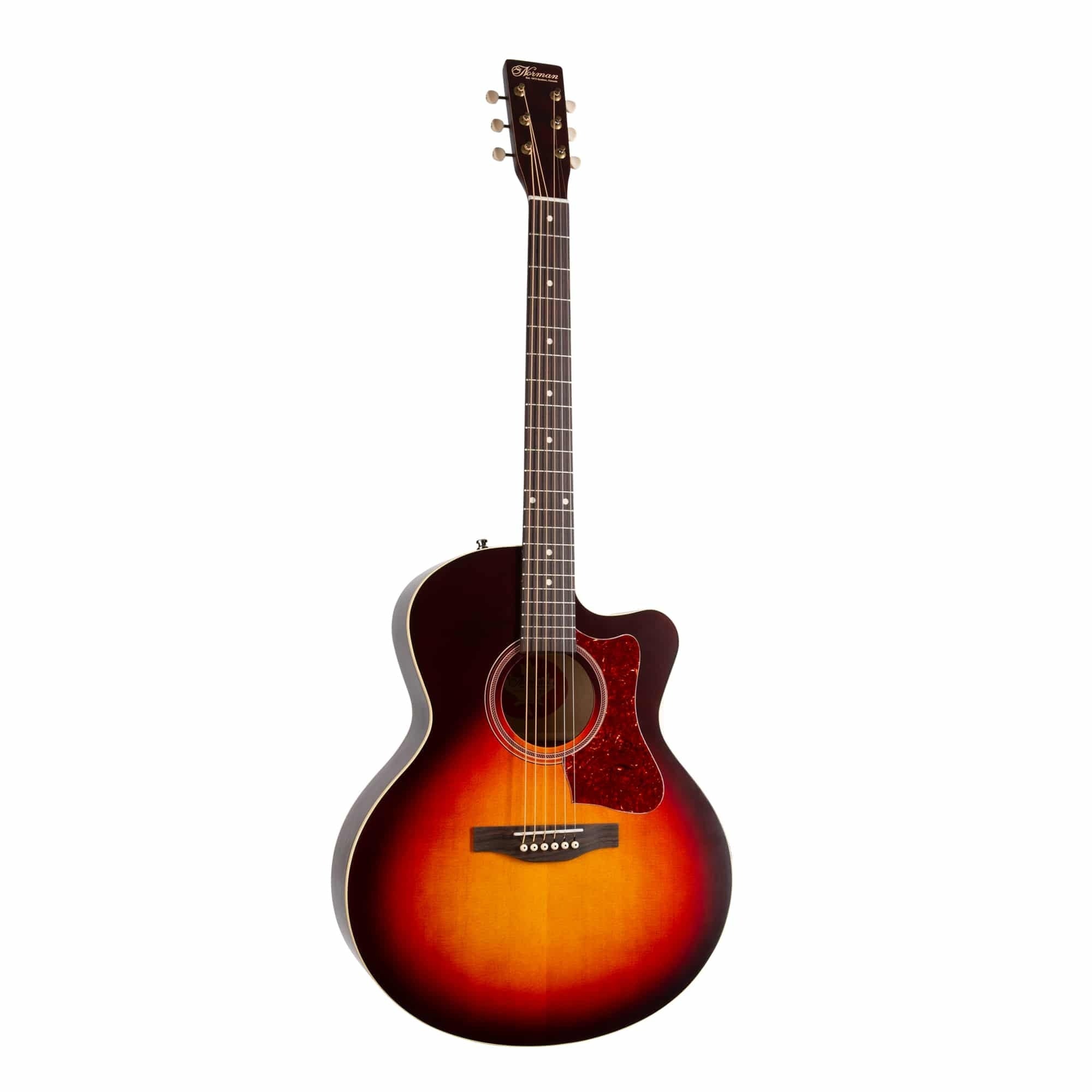 Norman - B18 CW MJ Cherry Burst A/E - La Boîte Musicale - Acoustic Guitars - Norman - 