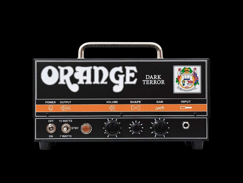 Orange - Dark Terror 15 Watt Guitar Head - La Boîte Musicale - Electric Guitar Amplifier - Orange - 