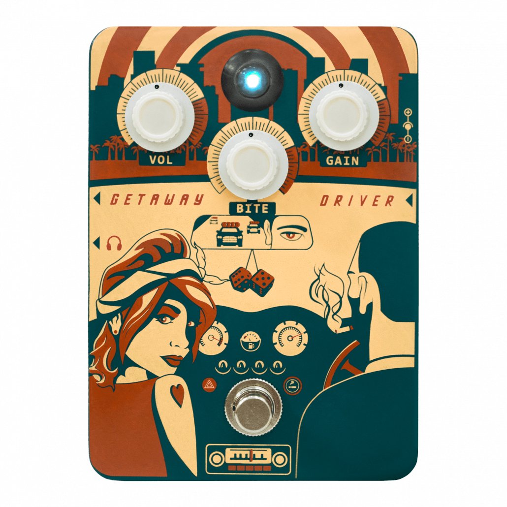 Orange - Getaway Driver Overdrive Pedal - La Boîte Musicale - Overdrive - Orange - 