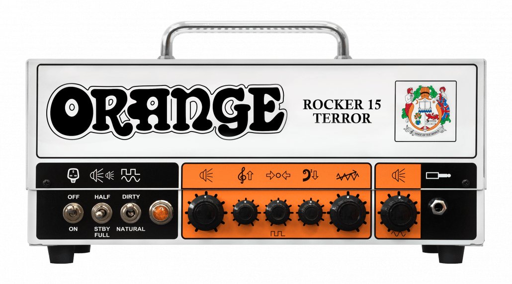 ORANGE - Rocker 15 Terror 15W 2 - Channel Head - La Boîte Musicale - Electric Guitar Amplifier - Orange - 