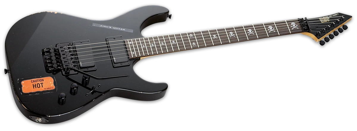 ESP KH-2 Kirk Hammet Vintage, Distressed Black