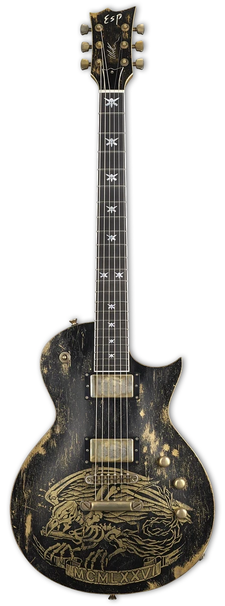 ESP Will Adler Warbird, Distressed Black