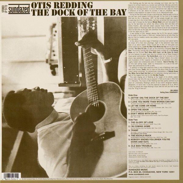 Otis Redding - The Dock Of The Bay - La Boîte Musicale - La Boîte Musicale - 