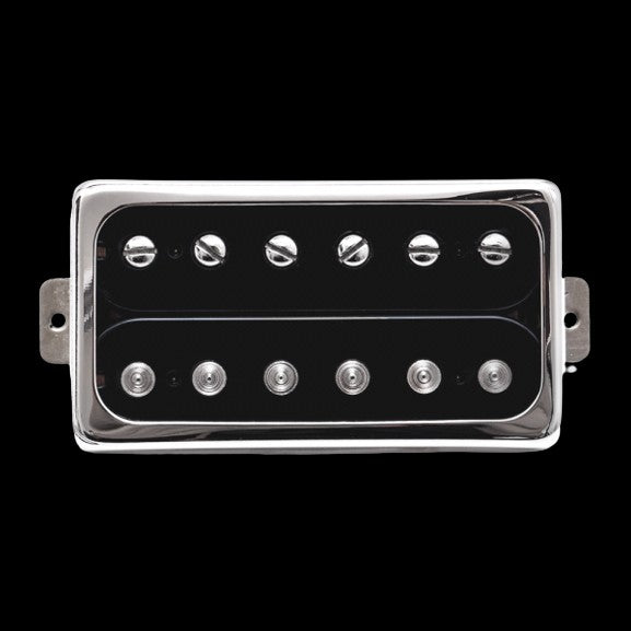 Duesenberg Grand Vintage Humbucker Bridge Pickup - Black & Nickel – front view