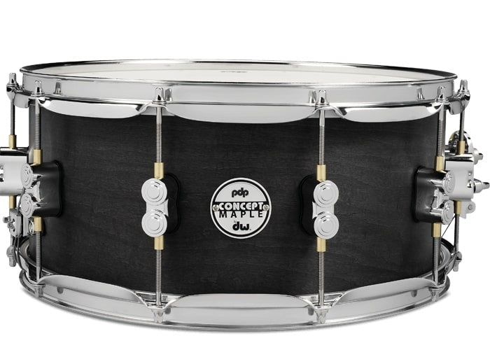 Pacific Drums & Perc 6.5 x 14 Concept Series Black Wax Over Maple Snare Drum - La Boîte Musicale - Snare Drums - PDP - 