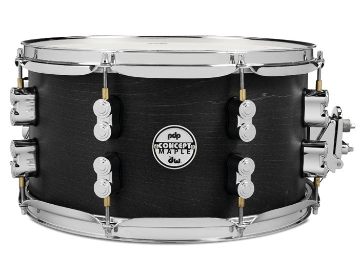 Pacific Drums & Perc 7 X 13 Concept Black Wax Maple Snare Drum - La Boîte Musicale - Snare Drums - PDP - 