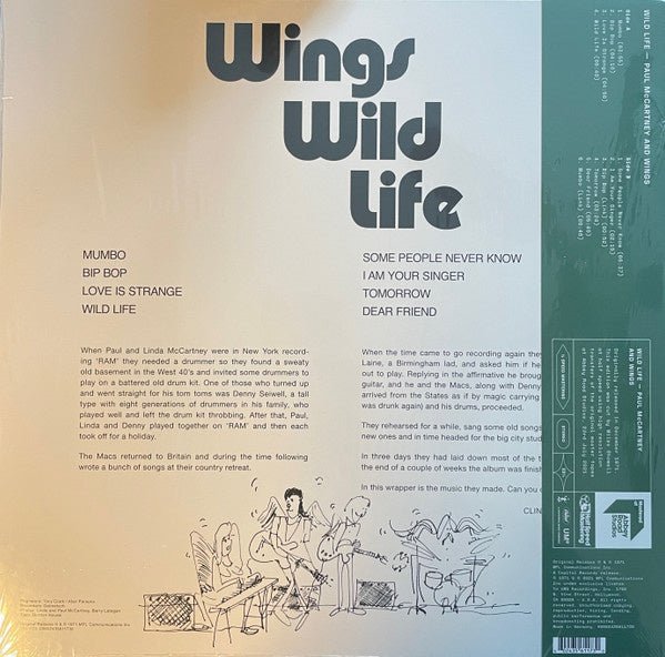 Paul Mccartney and Wings - Wild Life - LP - La Boîte Musicale - Vinyl Records - Vinyl Records - 